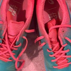 Blue-pink shoes